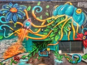 Denver Mural of a Jellyfish