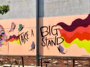 Downtown Denver Take a Big Stand Mural